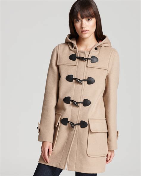 burberry wool toggle coat|burberry toggle coat women.